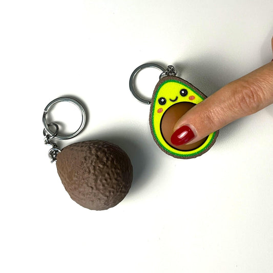 Clicky Avocados keychain