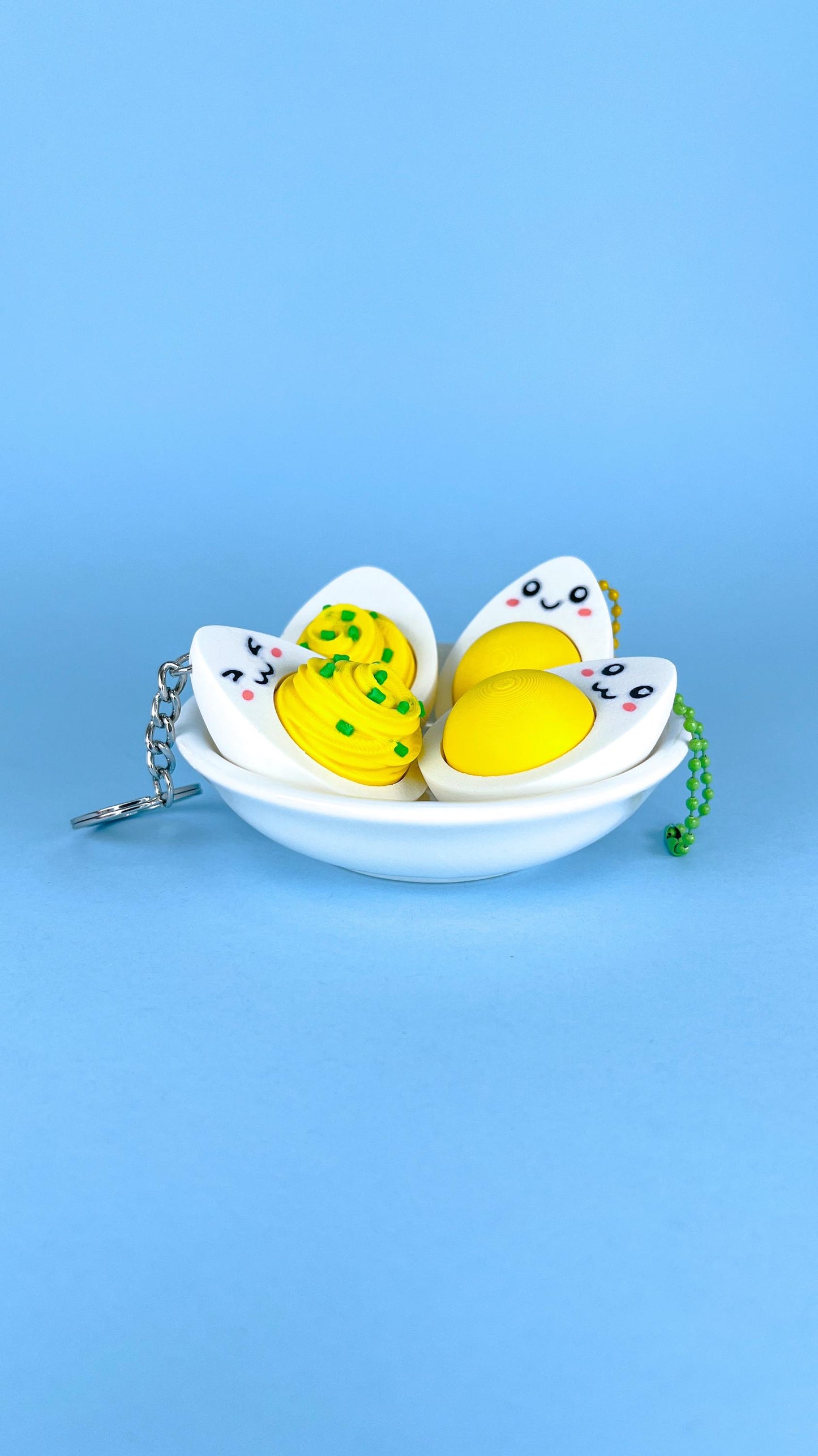 Clicker Egg keychain