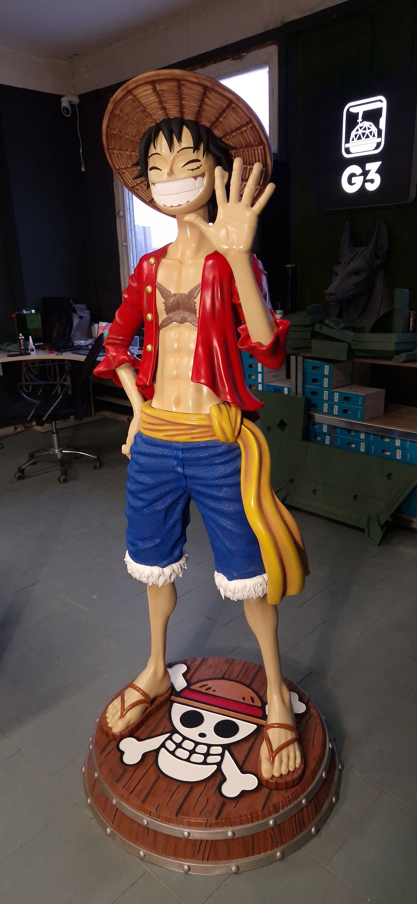 Life-size Monkey D.Luffy