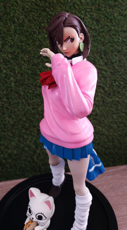 Momo Ayase figurine from Dandadan