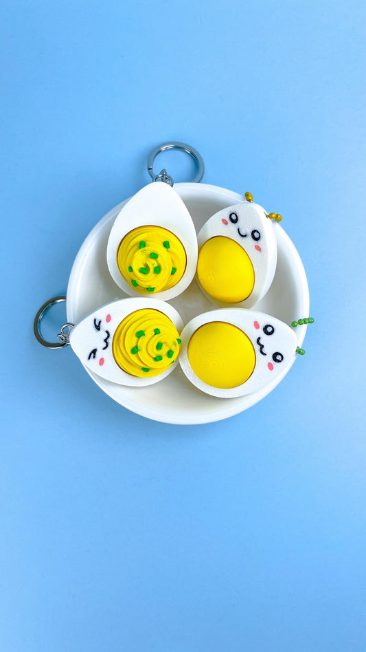 Clicker Egg keychain