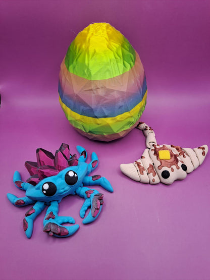 Pocket fidget pets with egg