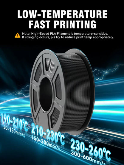 HS_PLA(High Speed PLA) 3D Printer Filament 1KG, Gray