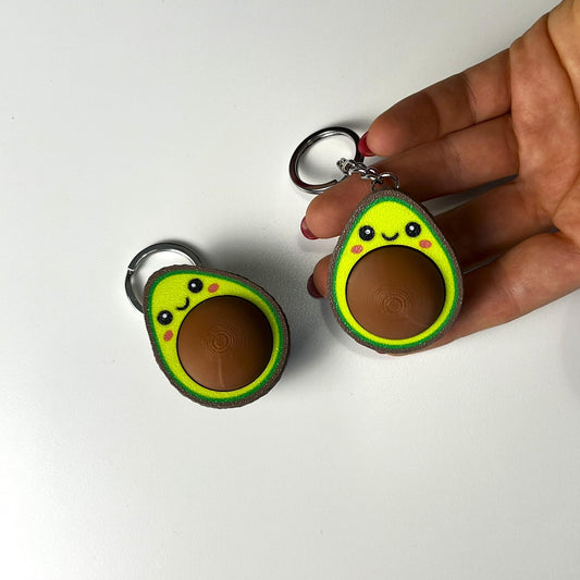 Clicky Avocados keychain