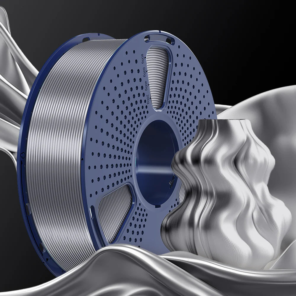 SILK 3D Printer Filament 1KG, Grey