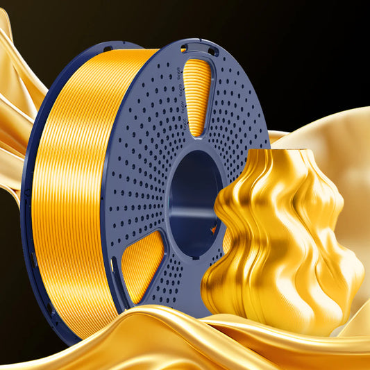 SILK 3D Printer Filament 1KG, Light Gold