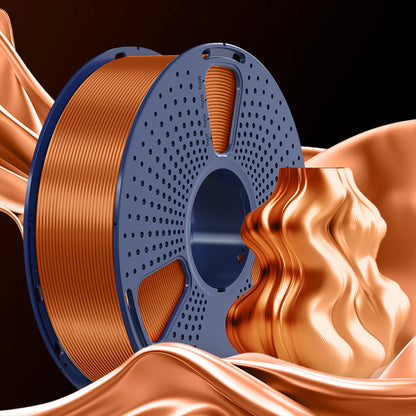 SILK 3D Printer Filament 1KG, Red Copper