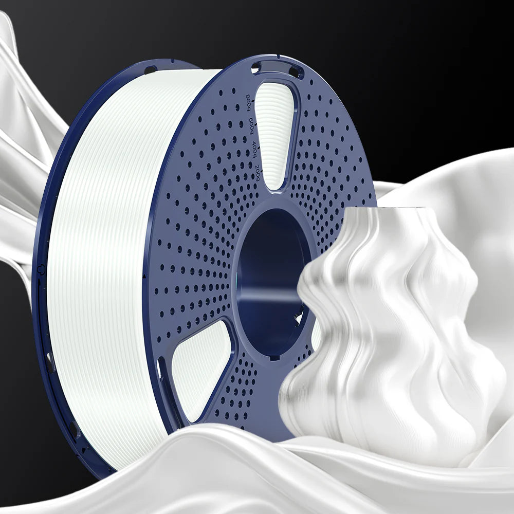 SILK 3D Printer Filament 1KG, White