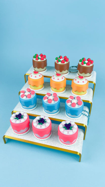 Clicker Cake Keychain