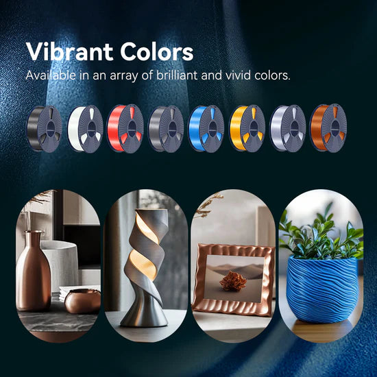 SILK 3D Printer Filament 1KG, Brass