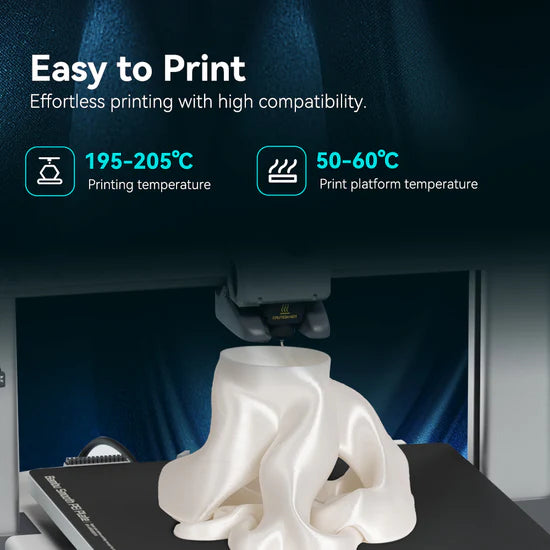 SILK 3D Printer Filament 1KG, Red