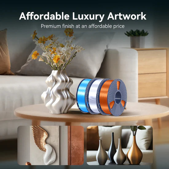 SILK 3D Printer Filament 1KG, Purple