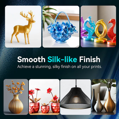 SILK 3D Printer Filament 1KG, Brass