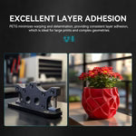 PETG 3D Printer Filament 1KG, High Speed Matte Red