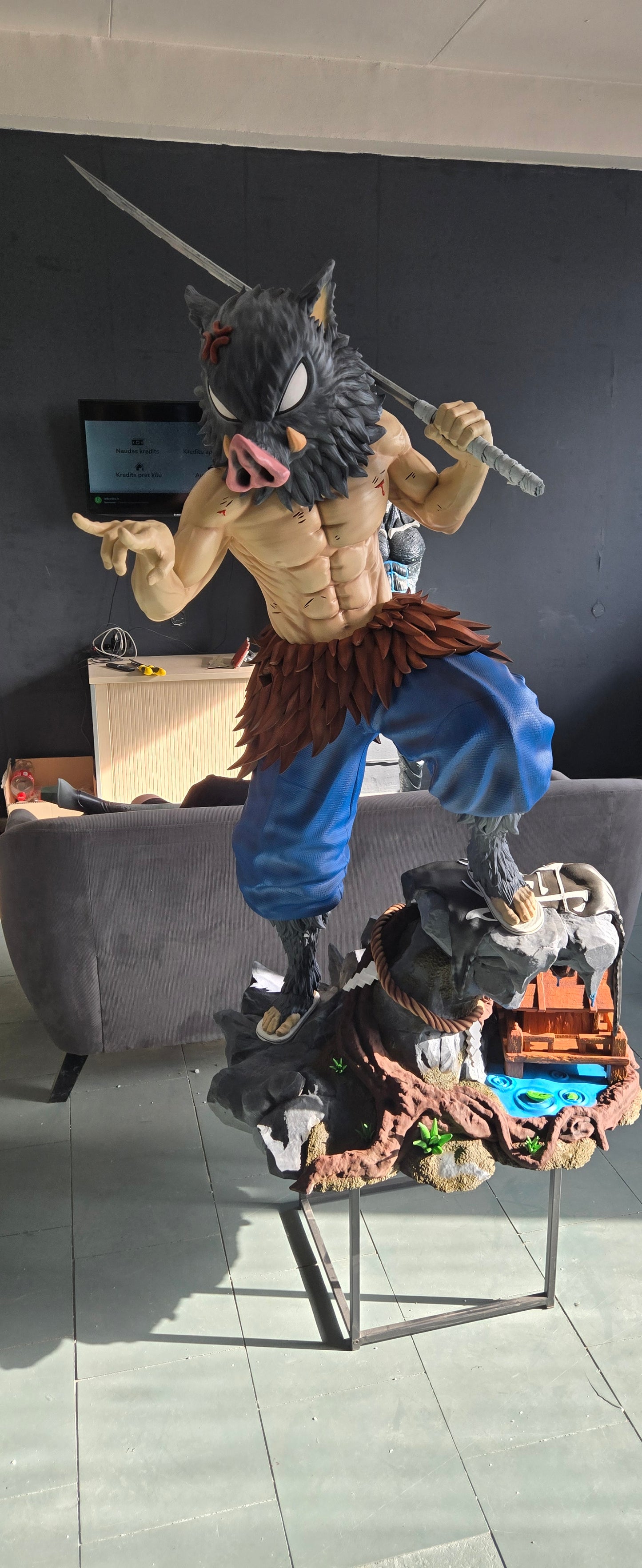 Life Size Inosuke Hashibira from Demon Slayer
