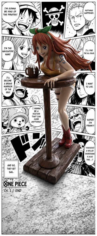 Life Size Nami statue from One Piece