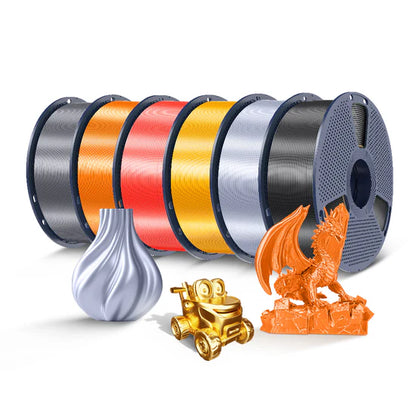 SILK 3D Printer Filament 1KG, Purple