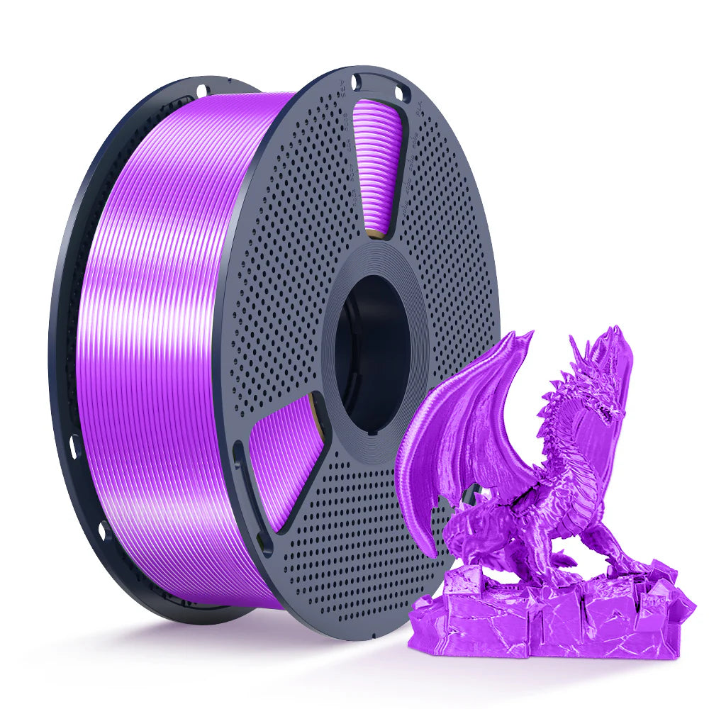 SILK 3D Printer Filament 1KG, Purple